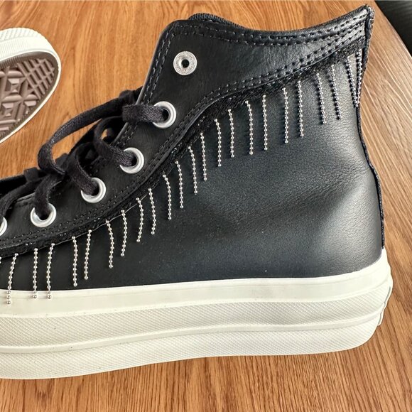 ⭐Converse Chuck Taylor All Star Platform Western Chain Sz 8 Womens Shoes A15473C - Picture 11 of 13